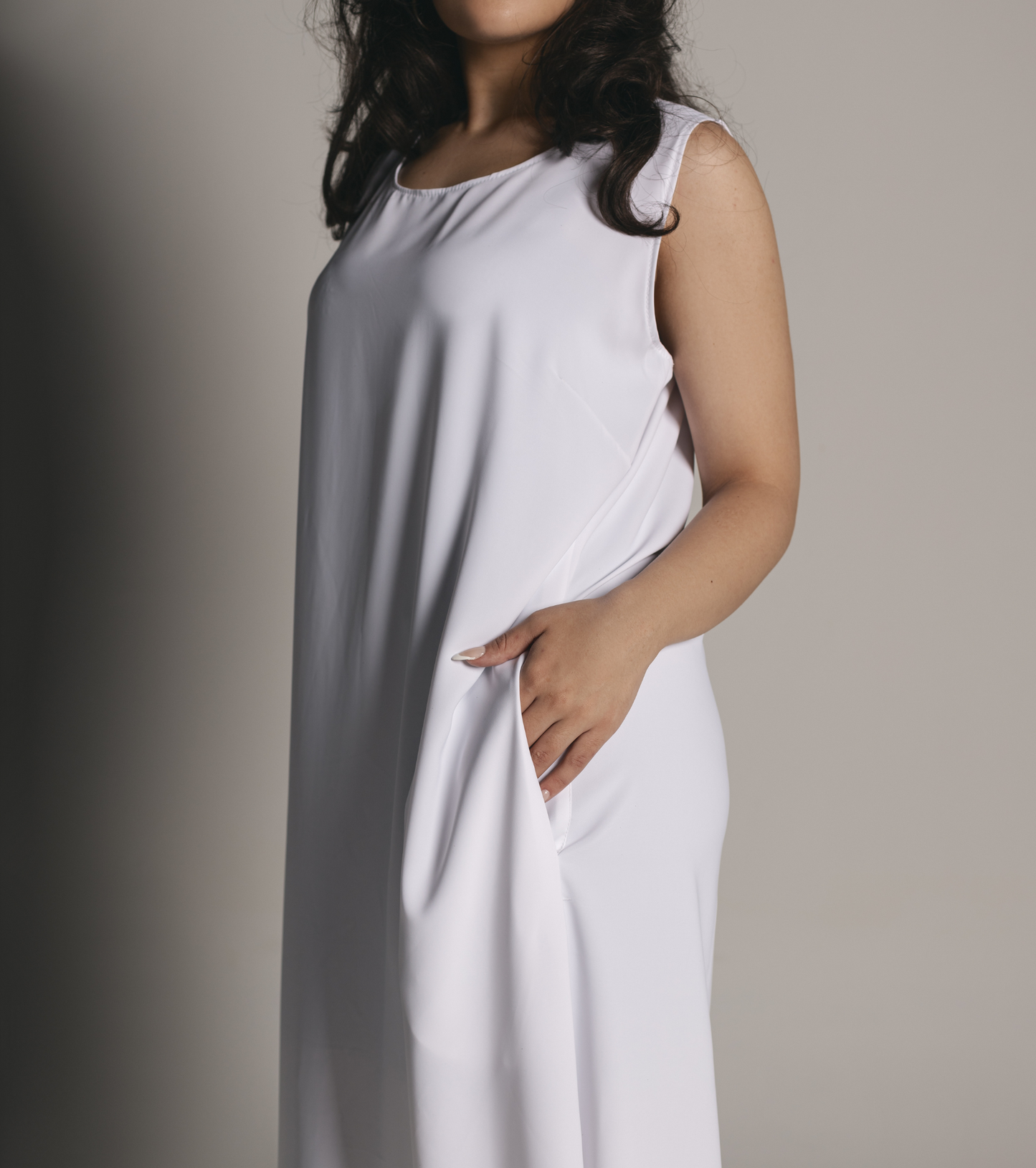 Sleeveless Inner | White